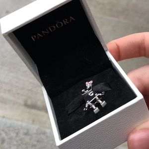 Robot girl pandora charm